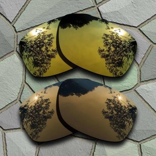 Bronze Copper&Yellow Golden Sunglasses Polarized Replacement Lenses for Oakley Jupiter Squared