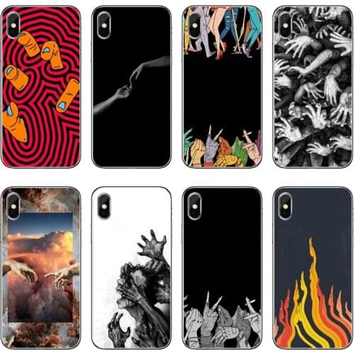 Art hand finger Silicone Phone Case For Xiaomi Redmi S2 7 7A K20 6 6A 5A 4A 4X 5 Plus Redmi Note 8 7 6 5A 4 Pro