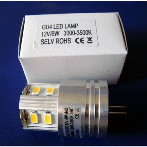 High quality AC/DC12V 6w G4 led lights,G4 Led decorative light,GU4 Led crystal light AC12V led G4 lights free shipping 20pcs/lot