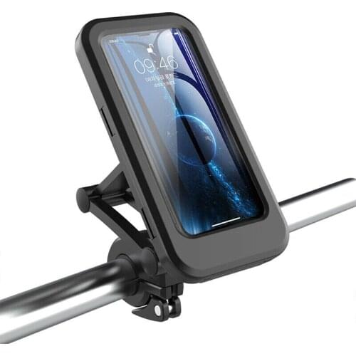 Universal 4.5-7 inch Handlebar Cell Mobile Phone Bag Case Holder Bicycle Bike Holder Waterproof Smart Cell Phone Case Bag Pouch