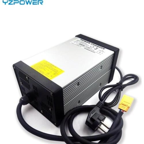 YZPOWER Toy Car Li-ion Lipo Lithium Battery Charger 54.6V 9A 10A 11A 12A 13A 14A 15A Electric with CE FCC for 48V