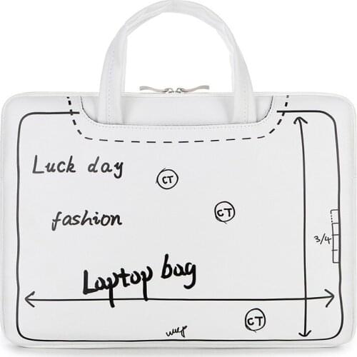 Graffiti Womens Laptop Bag 13 14 15 Inch Notebook Case Computer Handbag Crossbody Bags Briefcase For Huawei Xiaomi Macbook Air