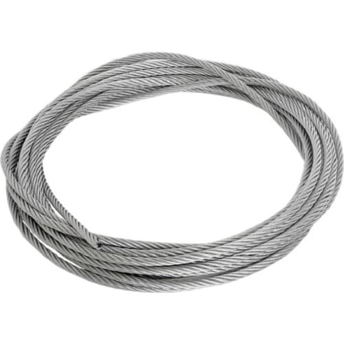 100Meter 7 * 19 1.5MM thick Soft 304 Stainless Steel Wire Rope