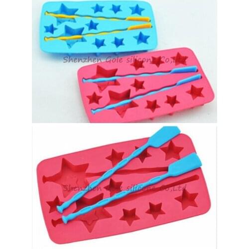 100pcs/lot Factory direct multi-purpose modeling ice box Luo Hasi Lucky - Creative new exotic ice mold silicone ice trays