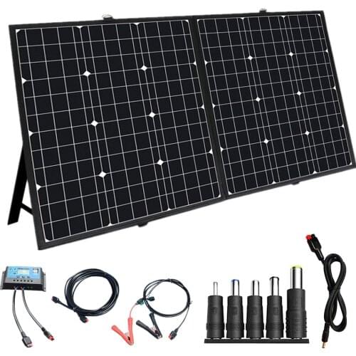 120w foldable solar panel 12v portable folding high quality waterproof solar charger