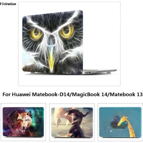 New PVC Case Full Protect For Huawei MagicBook 14 NBL-WAQ9HNRP/NBL-WAQ9HNR/NBL-WAP9HNR Mate 13 Matebook D14 2020 Laptop PC Cover