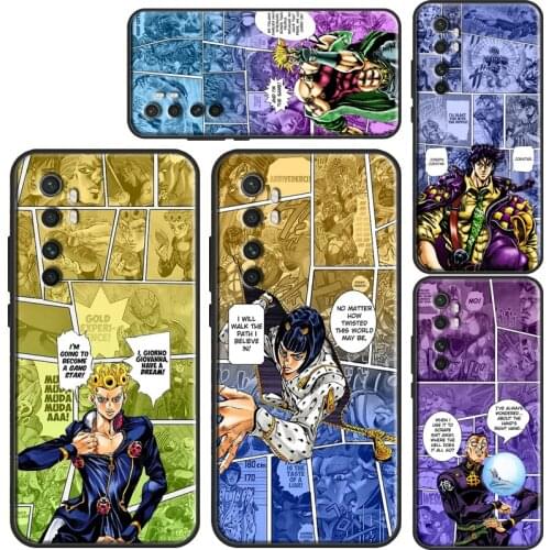 Anime Jojos Bizarre Adventure Case For Xiaomi Mi Note 10 Lite Mi 9 9T 10 Pro Max3 Mi 10 Ultra A3 POCO X3 NFC F2 Pro F1