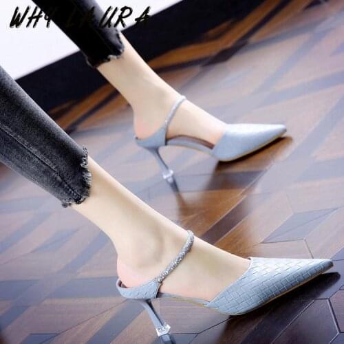 Designer Slipper 2021 Fashion Pleated Skirt Women Sandals Sexy Toptoe Heels Womens High Heels Dress Party Shoes Womens Summer
