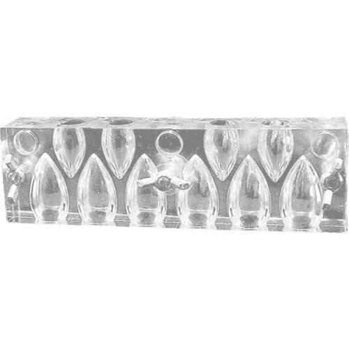 Incense Cones Making Mould, 10 Holes Acrylic Transparent Tower Incense Mould, DIY Tools Hand Crafts Supplies (1 PCS)