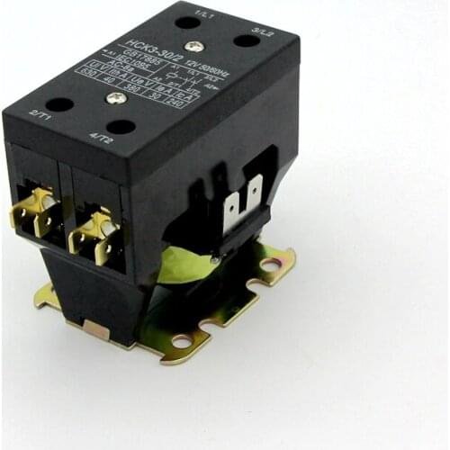 HCK3-30/2 30A Air Conditioning Contactor For Starting Control Single Phase Motor / Compressor 220V