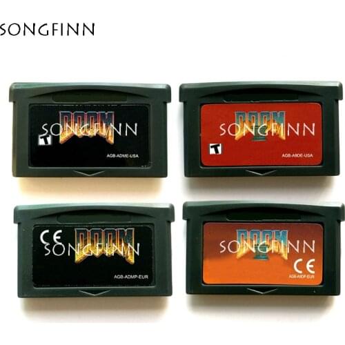 Doom Series Memory Cartridge Card for 32 Bit Video Game Console Accessories