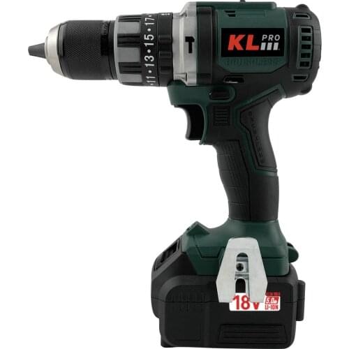 KLPRO KLDM18BH-50 18Volt/5.0Ah Li-ion Dual Cordless Brushless Professional Impact Drill EU Plug Type