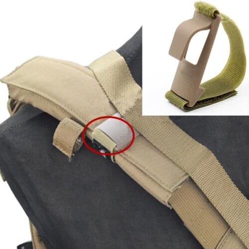 FMA Shoulder Mount Sling Fixed Anchor Hook Clip Molle Chest Rig black & Desert TB1011 with Free shipping