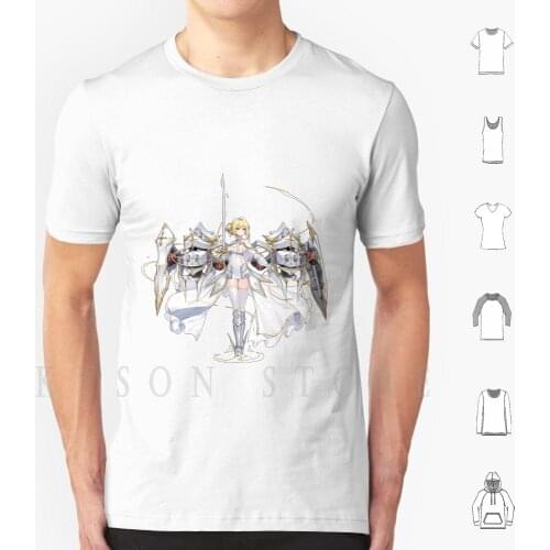 Jeanne D'Arc T Shirt Men Cotton Azur Lane Ship Anime Waifu