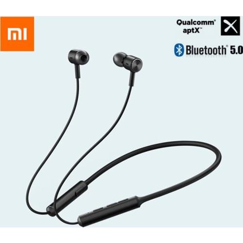 Xiaomi Line Free apt-X Bluetooth 5.0 Headphones Sport Neckband Wireless Earphones With Mic DSP+CVC Noise Cancelling Headphone