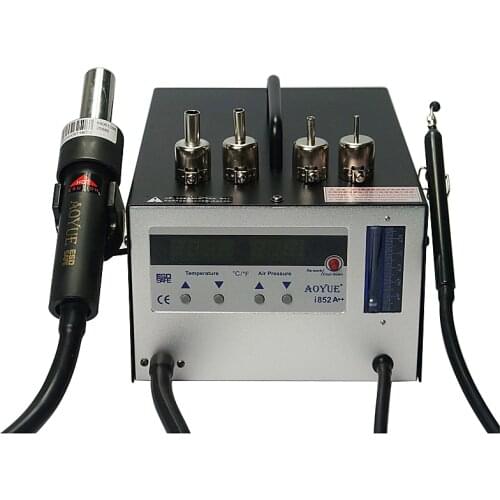 NEW 220V AOYUE 852A++ SMD Hot Air Gun Soldering Station/Desoldering Station,Aoyue852A++ Hot Air Rework Station