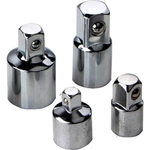 4pcs 1/2" 1/4" 3/8" Drive Socket Adapter Ratchet Socket Converter Air Impact Craftsman Reducers Adaptors Garage Hand Tool Set