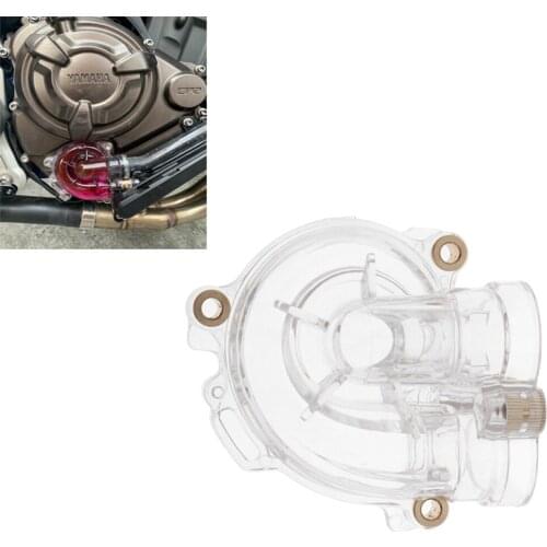 Motorcycle Engine Water Pump Clear Cover For YAMAHA MT-07 TRACER 700 17-20