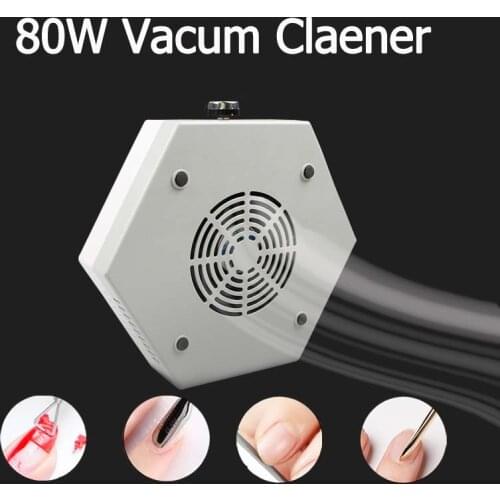 80W Nail Dust Collector Fan Vacum Cleaner Nail Art Tools Manicure Machine Strong Power Nail Fan Nail Art Equipment Manicure Tool