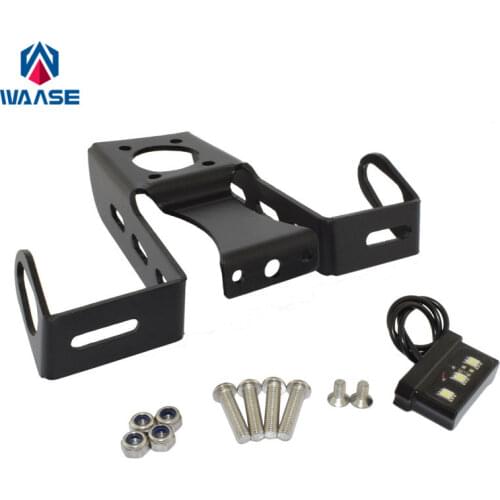 Waase YZF-R6 License Plate Holder Frame with LED Light For Yamaha YZF R6 2006 2007