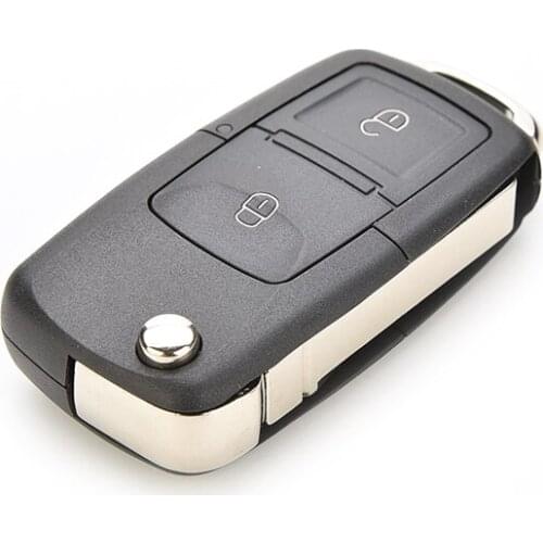Remote Flip Folding Car Key Shell Replacement Car Key Case Cover For Car Bora Uncut Blade Keyless 2 Buttons