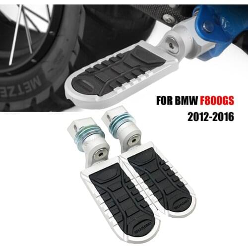 F800GS Adjustable Rear Footrests Passenger Rotatable Foot Pegs Rests For BMW F800 GS F 800GS 2012-2016 2013 2014 2015 Motorcycle