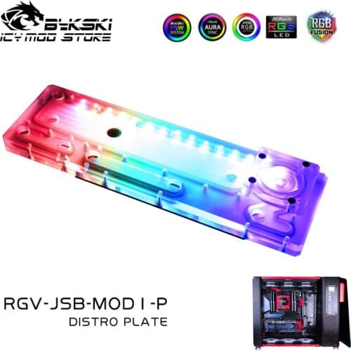 Bykski Waterway Board Reservoir Liquidcooling System Water Tank Acrylic Tranperant for JONSBO MOD1 RGV-JSB-MOD1-P