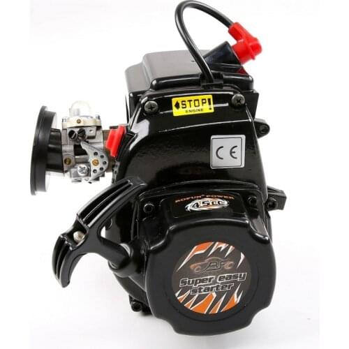 ROVAN 45CC 2-Stroke gasoline engine with Walbro 1107 carburetor and NGK spark plug for LOSI ROVAN KM MCD DTT 1:5 gasoline RC car