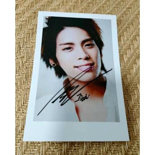 SHINee Kim Jonghyun autographed photo signed 4*6 K-POP reprint version 032021