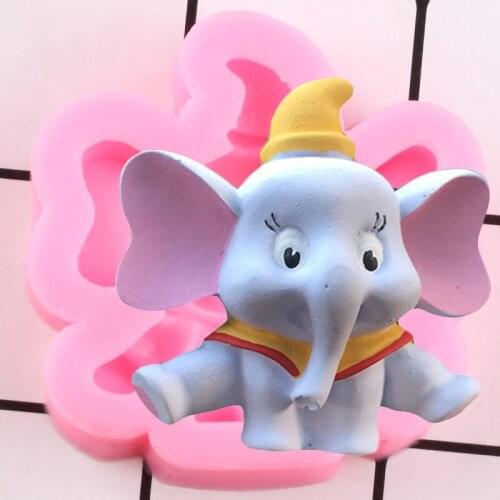 Sugarcraft Animal Elephant Silicone Mold Fondant Molds Cake Decorating Tools Chocolate Gumpaste Baking Moulds Resin Clay Mould