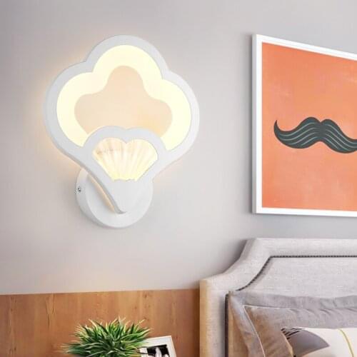 Nordic Vintage Loft Wood LED Wall Lamp Bedroom Bedside Wall Lights Aisle Corridor Hotel 110-240V Decoration Lights & Lighting