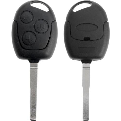 3 Buttons Replacement Remote Key Case Shell Uncut Blade Car Key Case Fob Fit For FORD C-Max Fiesta Focus Galaxy Mondeo S-Max