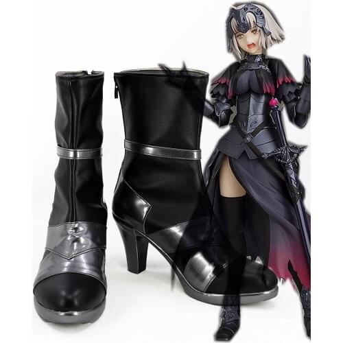 Fate Grand Order FGO Alter Jeanne d'Arc Cosplay Boots Shoes Custom Made