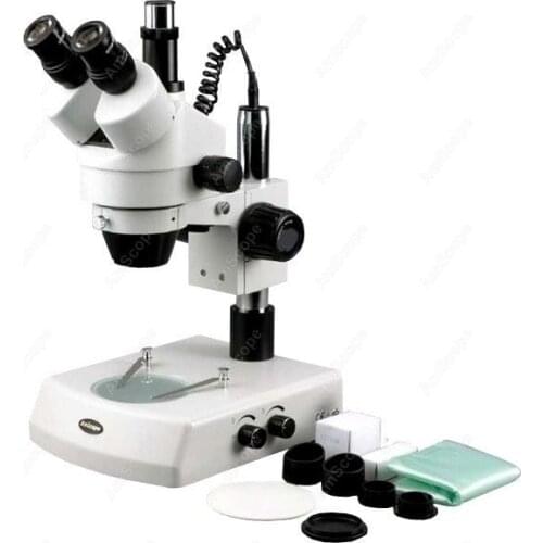Trinocular Stereo Microscope--AmScope Supplies 3.5X-180X Trinocular Stereo Zoom Microscope with Dual Halogen Lights SM-2TZZ