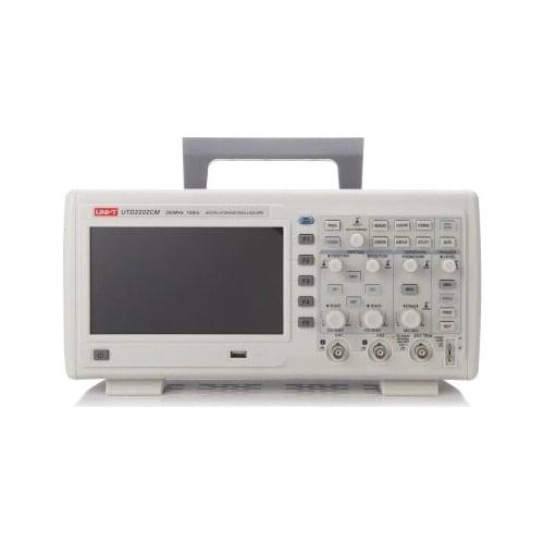 UNI-T UTD2202CM Dual Channel Digital Storage Oscilloscope 200MHz Bandwidth 1GS/s Sample Rate 7 "Color Screen