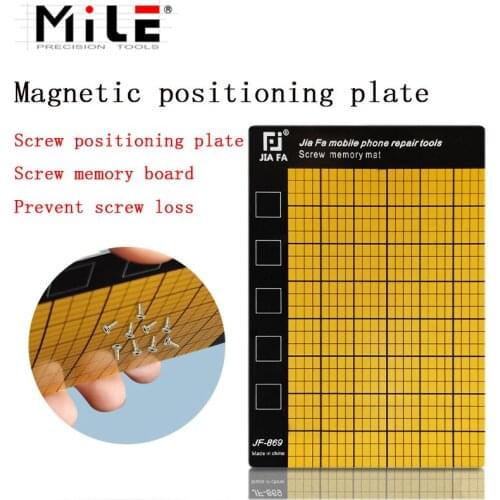 MILE Universal Magnetic Pad for Phone Repair Magnetic Project Mat Memory Chart Work Pad for Prevent Small Electronics Losing Mat