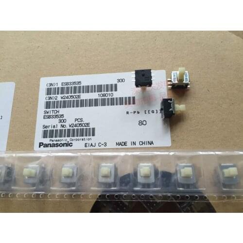 [VK] ESB33535 Import Japan Self locking Push Button Switch Lock Car Heater Switch Patch 6 Feet 6 pin