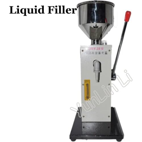 Viscous Food Hand Pressure Liquid Filling Machine Stainless Steel Liquid Filler Manual Liquid Paste Filling Machine