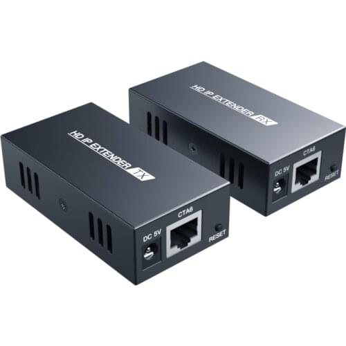 2021 New 200m H.264 HDMI Extender RJ45 Over IP TCP LAN Network HDMI Extender By Cat5 Cat5e Cat6 UTP/STP HDMI Extensor Ethernet