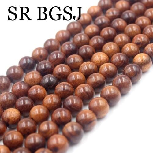 Free Shipping 108pcs 6mm 8mm 10mm Round Red locust Rosewood Mala Meditation Loose Spacer Wholesale Beads