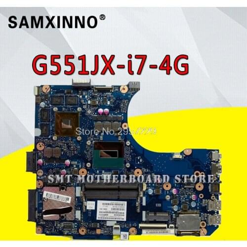 G551JX For Asus G551J G551JX G551JW G551JM G551JK motherboard with i7 GTX 950M / 4GB mainboard 100% tested