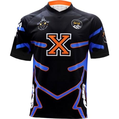 Hot Sale downhill jersey Motorcycle Jersey MTB cool sports bicycle mountain bike team Shirt Fitness breathable short sleeve