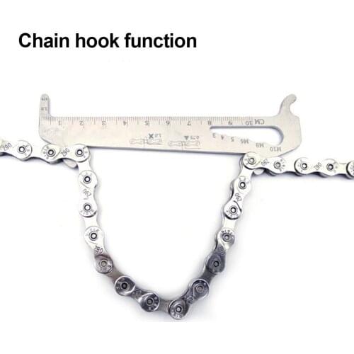Bicycle Chain Checker Chain Wear Indicator Tool for Mountain Bike/Folding Bicycle/Road Vehicles/MTB