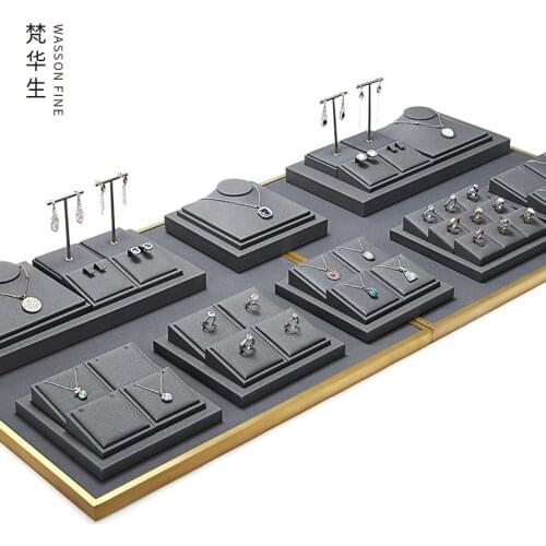 Metal jewelry display stand earrings ring necklace display stand counter window display props