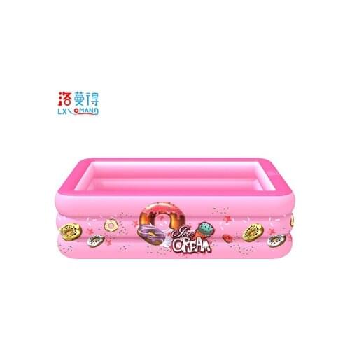 Inflatable Pool Home Indoor And Outdoor Baby Pool Square Inflatable Paddling Pool PVC Swimming Pool Kids Toy Gifts