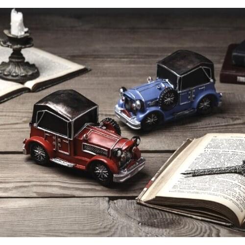 Home office desktop retro resin crafts car trinkets J03