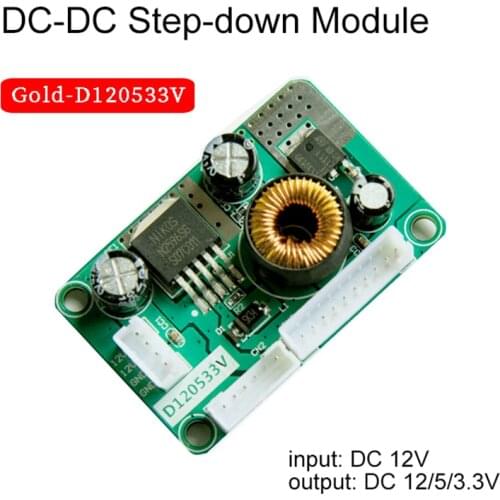 DC-DC step-down module 12V to 5V to 3.3V 3A For TV LCD LED power board adapter board