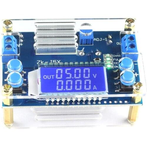 DC-DC Buck Converter 6.5V-36V 24V to 1.2V-32V 3.3V 5V 9V 12V Adjustable Step Down Voltage Regulator 4.5A 75W CC CV Power Su