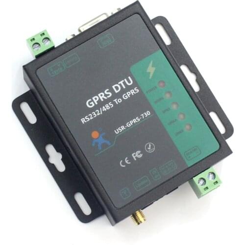 Q19025 USR-GPRS232-730 RS232 / RS485 GSM Modems Support GSM/GPRS GPRS to Serial Converter DTU Flow Control RTS CTS