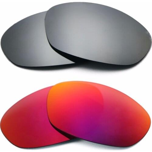 Silver Mirrored & Midnight Sun Mirrored Polarized Replacement Lenses for Straight Jacket 2007 Frame 100% UVA & UVB